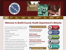 Tablet Screenshot of bullittcountyhealthdept.com